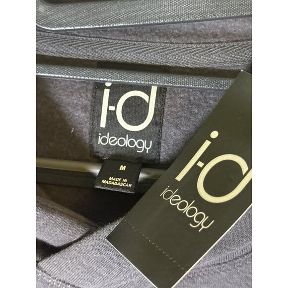 ID Ideology Men's Solid Fleece Hoodie, Deep Charcoal, Size M, NWT - Picture 2 of 4